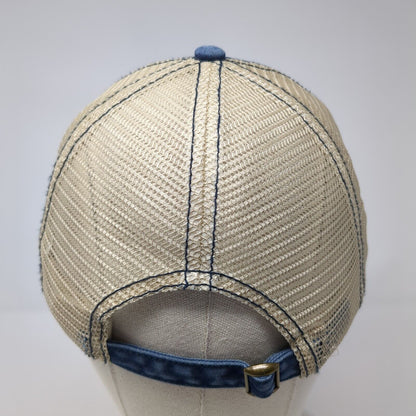 Unbranded Slideback Mesh Back Trucker Hat Blue Cove One Size Blank