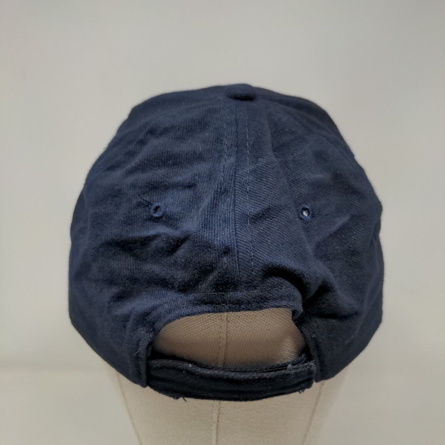 Gulf Eagle Supply Strapback Hat Blue OSFA Adjustable Embroidered Cameo
