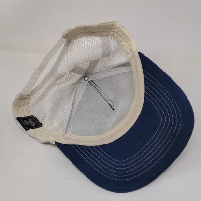 Ridgway Roof Truss Co. Snapback Trucker Hat Blue One Size Mesh Back Cobra