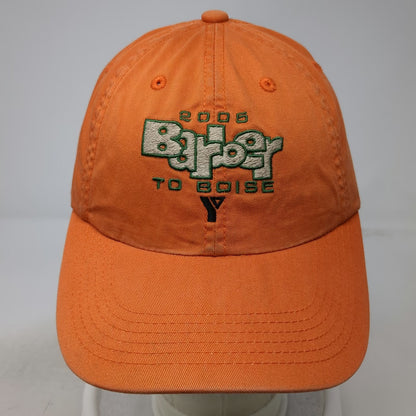Port Authority Baseball Cap Orange One Size 2005 Barber to Boise YMCA Run Hat