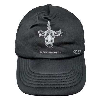 Go Your Own Wagy Mesh Back Trucker Hat Black One Size Crust Gourmet Pizza