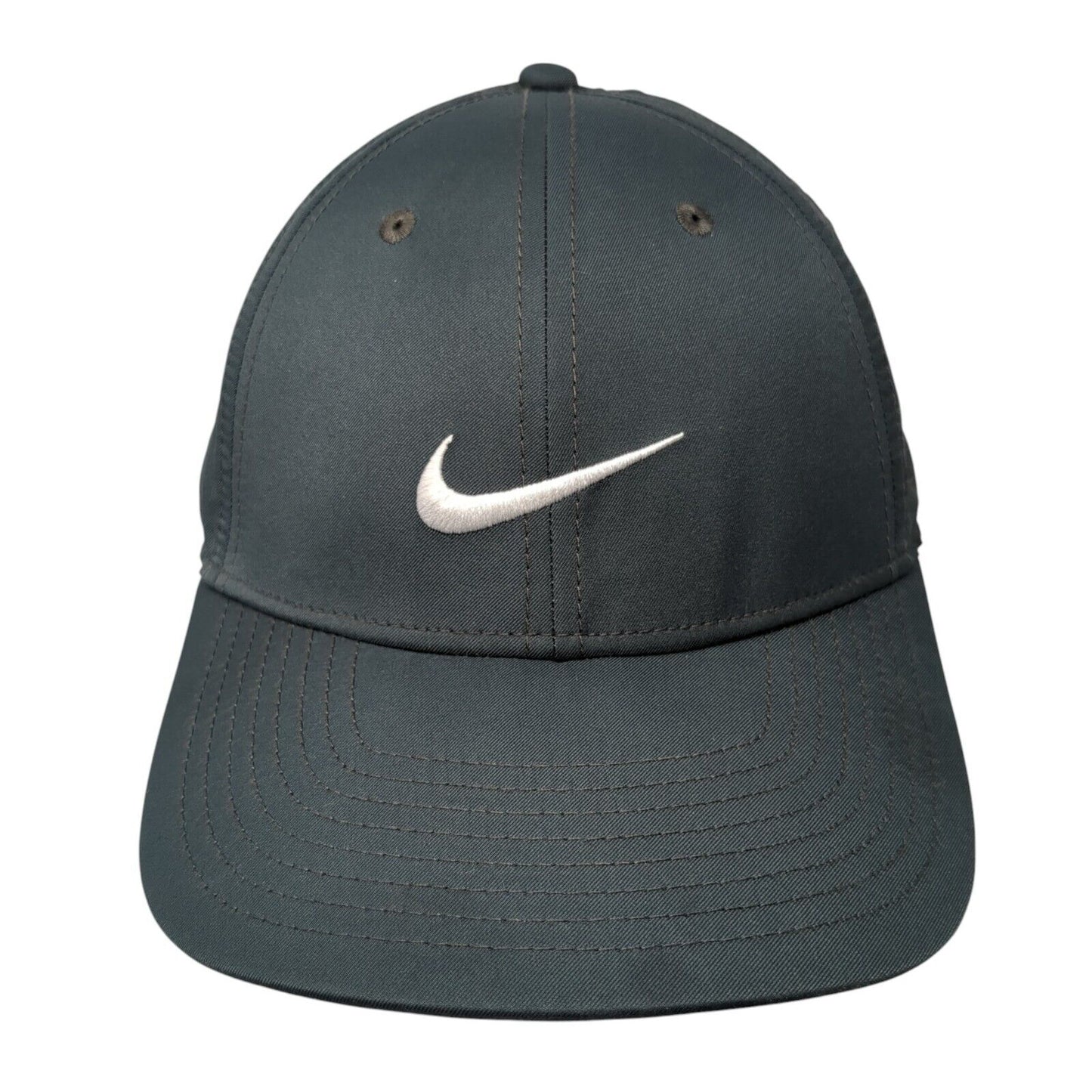 Nike Swoosh Slideback Golf Hat Gray One Size Embroidered Legacy91