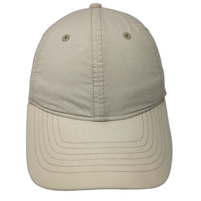 Dockers Baseball Cap Beige One Size Cotton Nylon Blend Slideback Strap Golf Hat