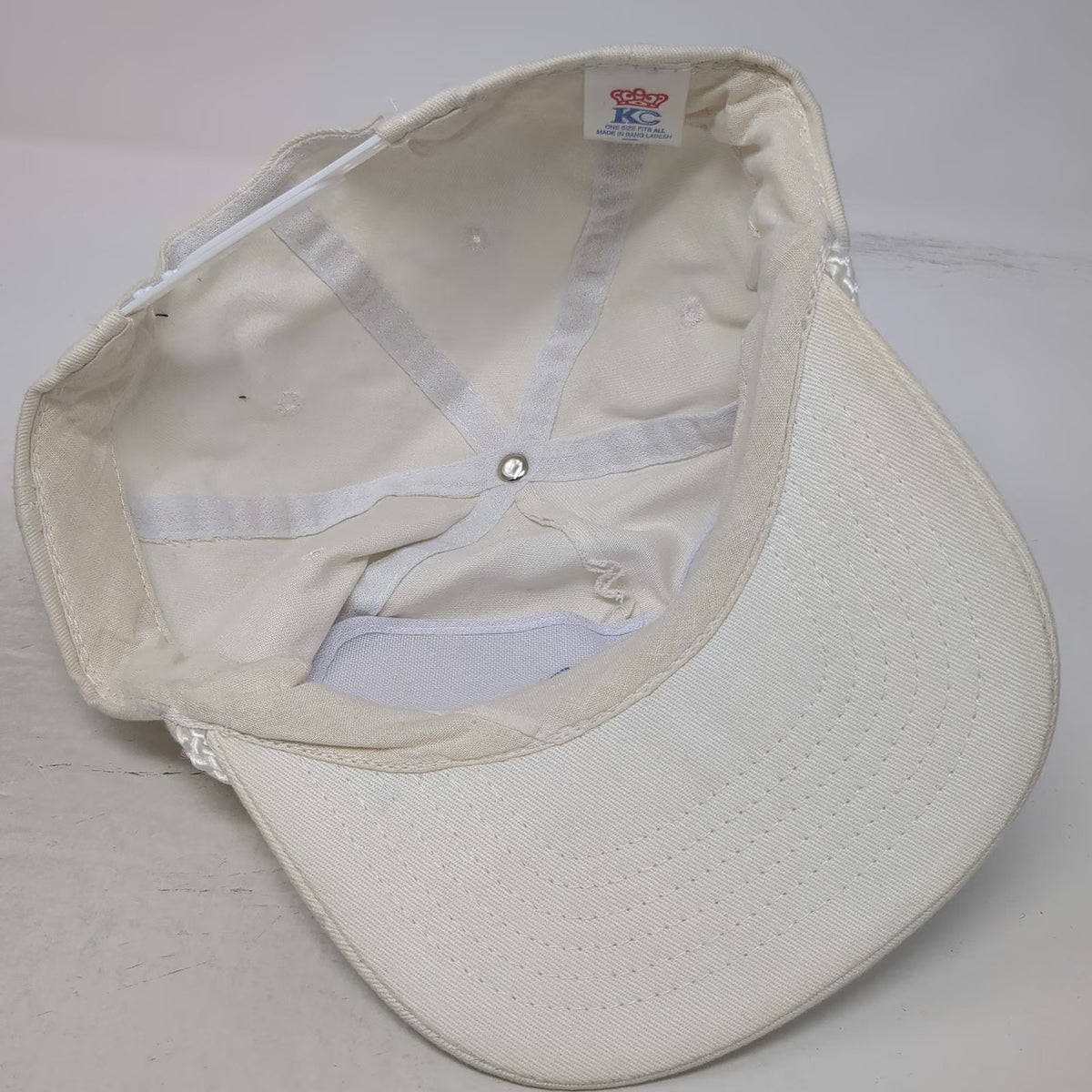 KC 5 Panel Beige Blue One Size Snapback Rope Automation Electronics Logo Hat