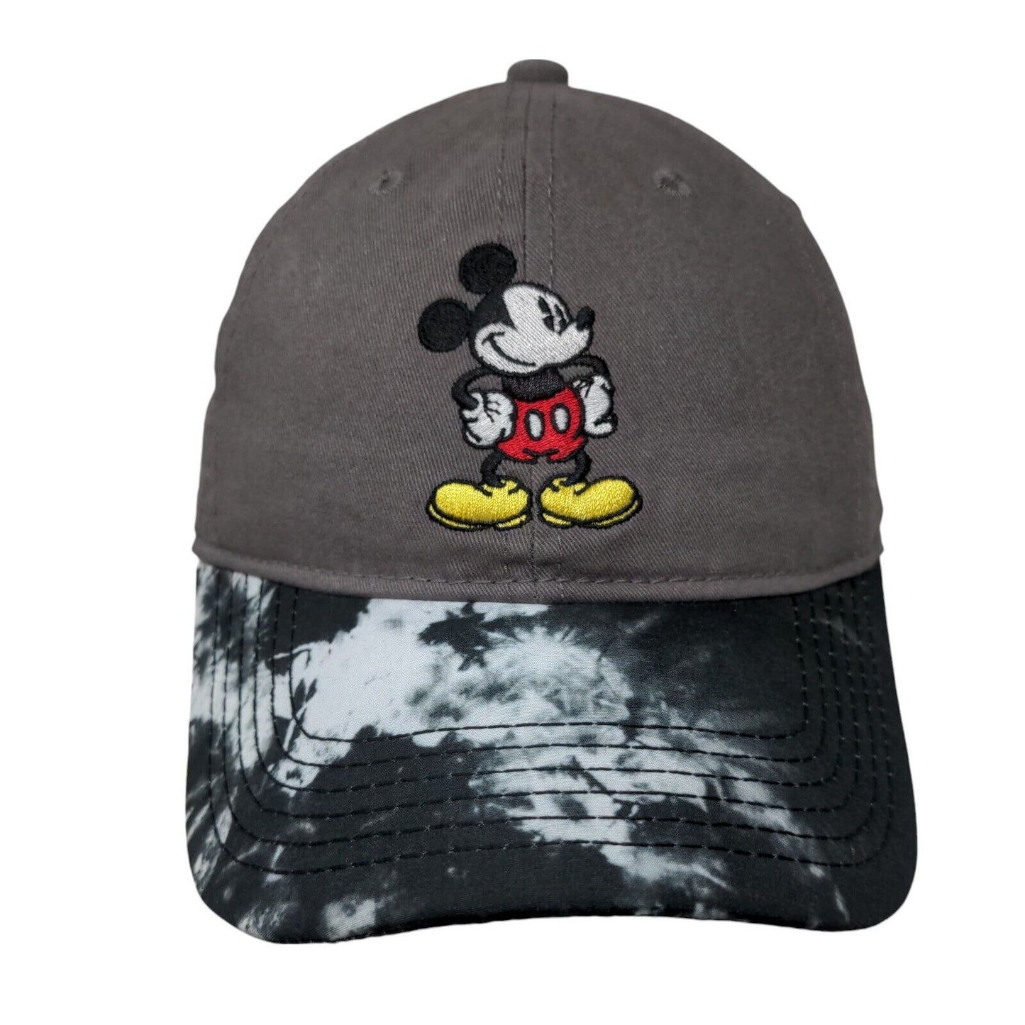 Mickey Mouse Slideback Hat Multicolor One Size Tie Dye Embroidered Disney