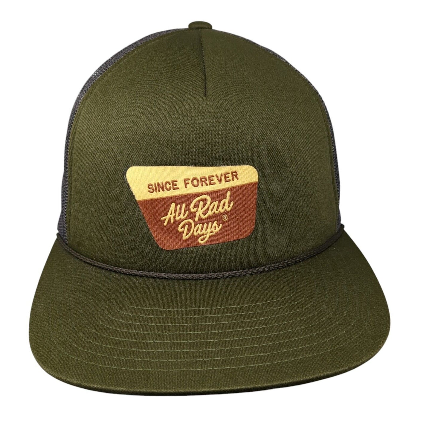 Since Forever All Rad Days Rope Trucker Hat Multi One Size Mesh Back