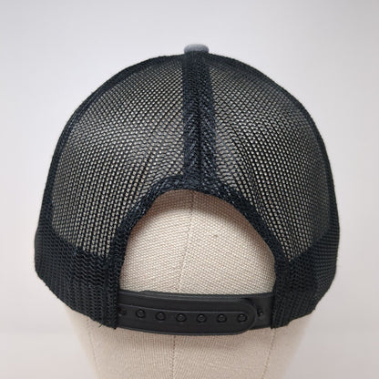 W420 Snapback Trucker Hat Gray OSFA Adjustable Mesh Back 6 Panel Port Authority