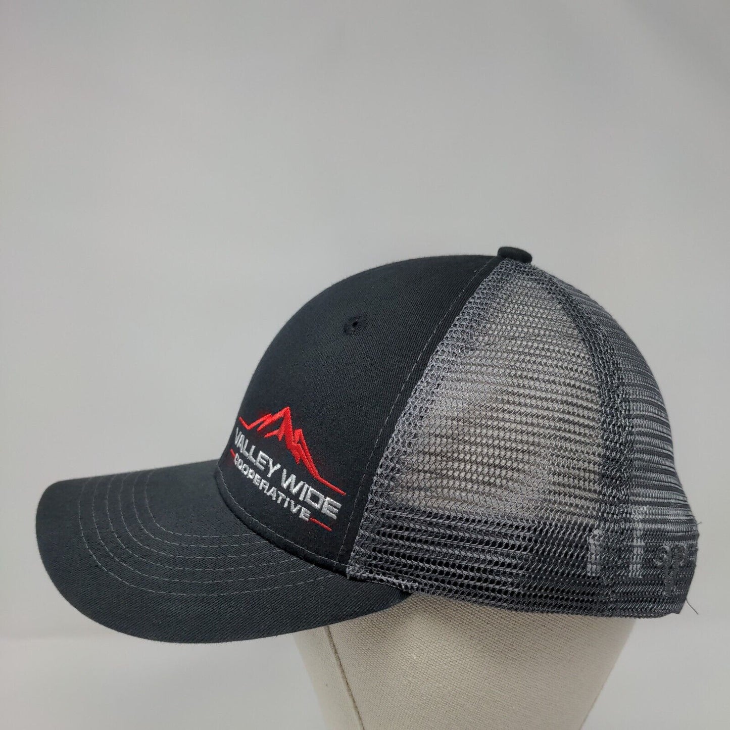 Valley Wide Cooperative Snapback Trucker Hat Black OSFA Mesh Back Vie Gear