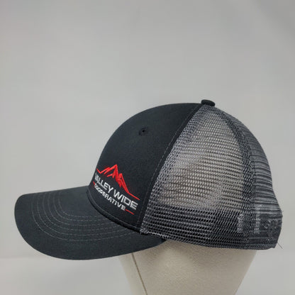 Valley Wide Cooperative Snapback Trucker Hat Black OSFA Mesh Back Vie Gear