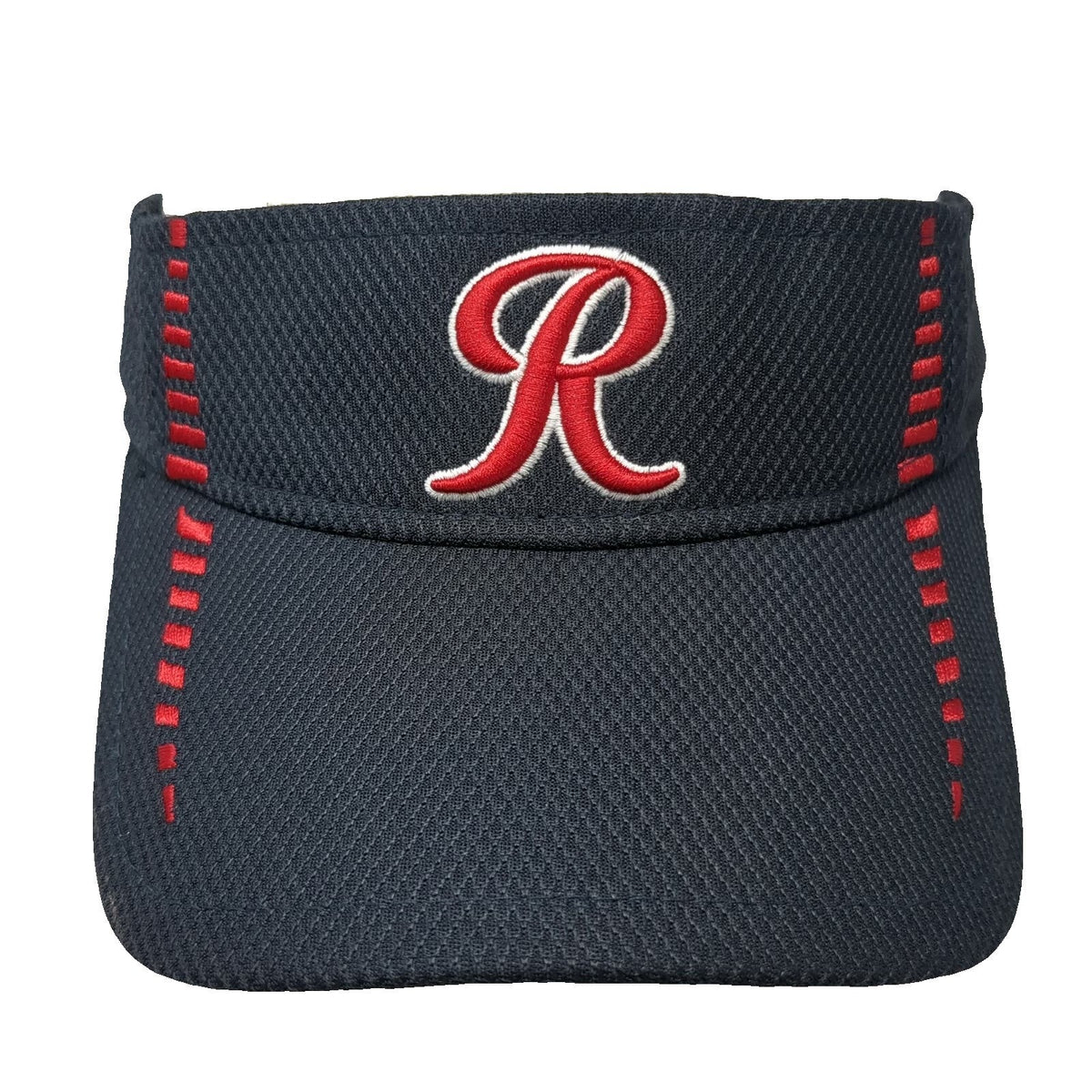 Tacoma Rainiers MiLB New Era Visor Blue One Size Polyester Strapback Hat R Logo