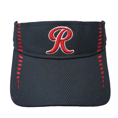 Tacoma Rainiers MiLB New Era Visor Blue One Size Polyester Strapback Hat R Logo