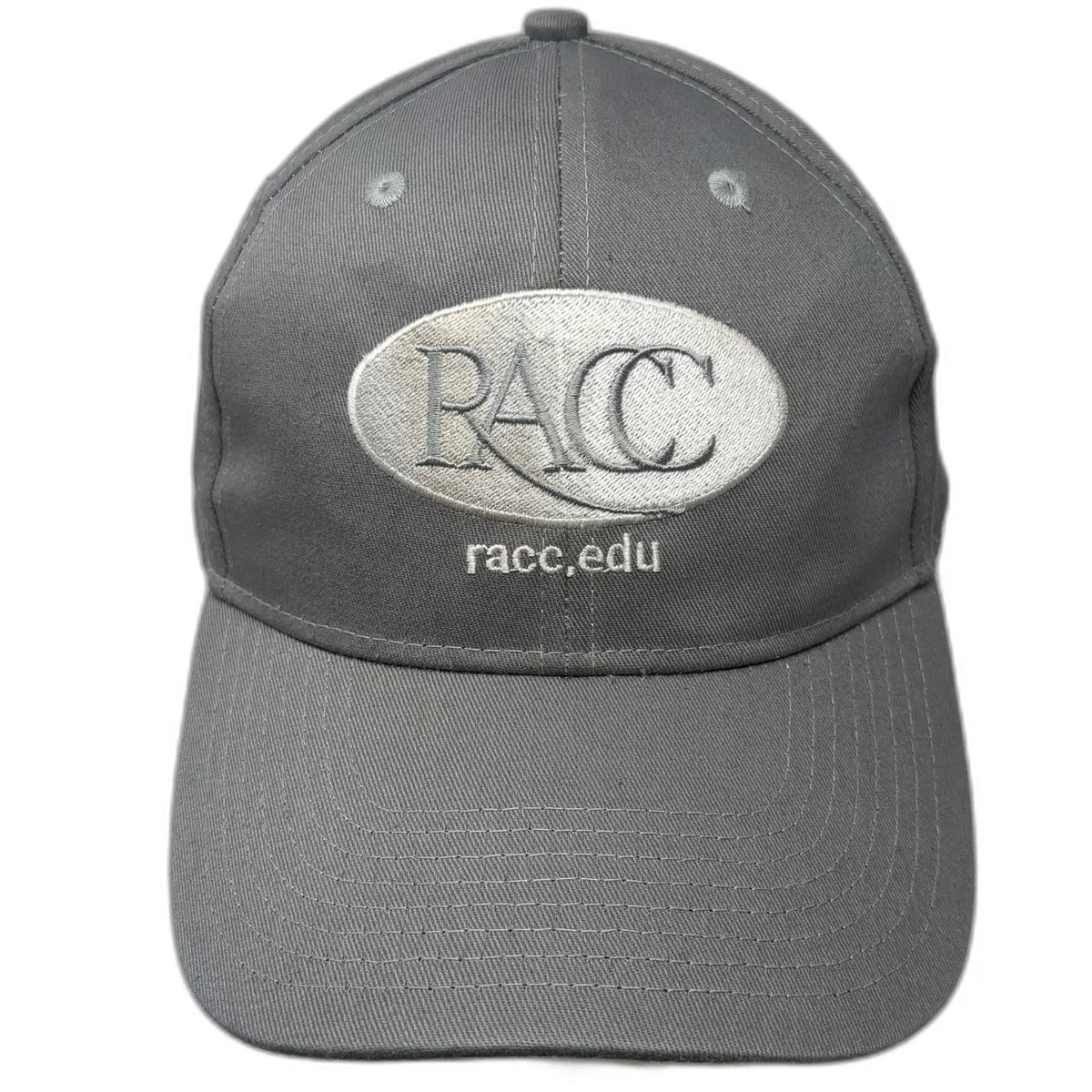 Hit Wear Baseball Cap Gray One Size RACC Embroidered Cotton Hat Strapback Logo