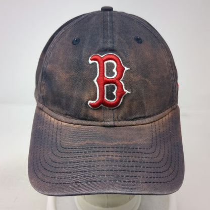 New Era Boston Red Sox MLB Baseball Cap Blue One Size White Adjustable Strap Hat