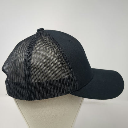 Yupoong Trucker Hat Black One Size Mesh Snapback Milestar Tires Logo Adjustable