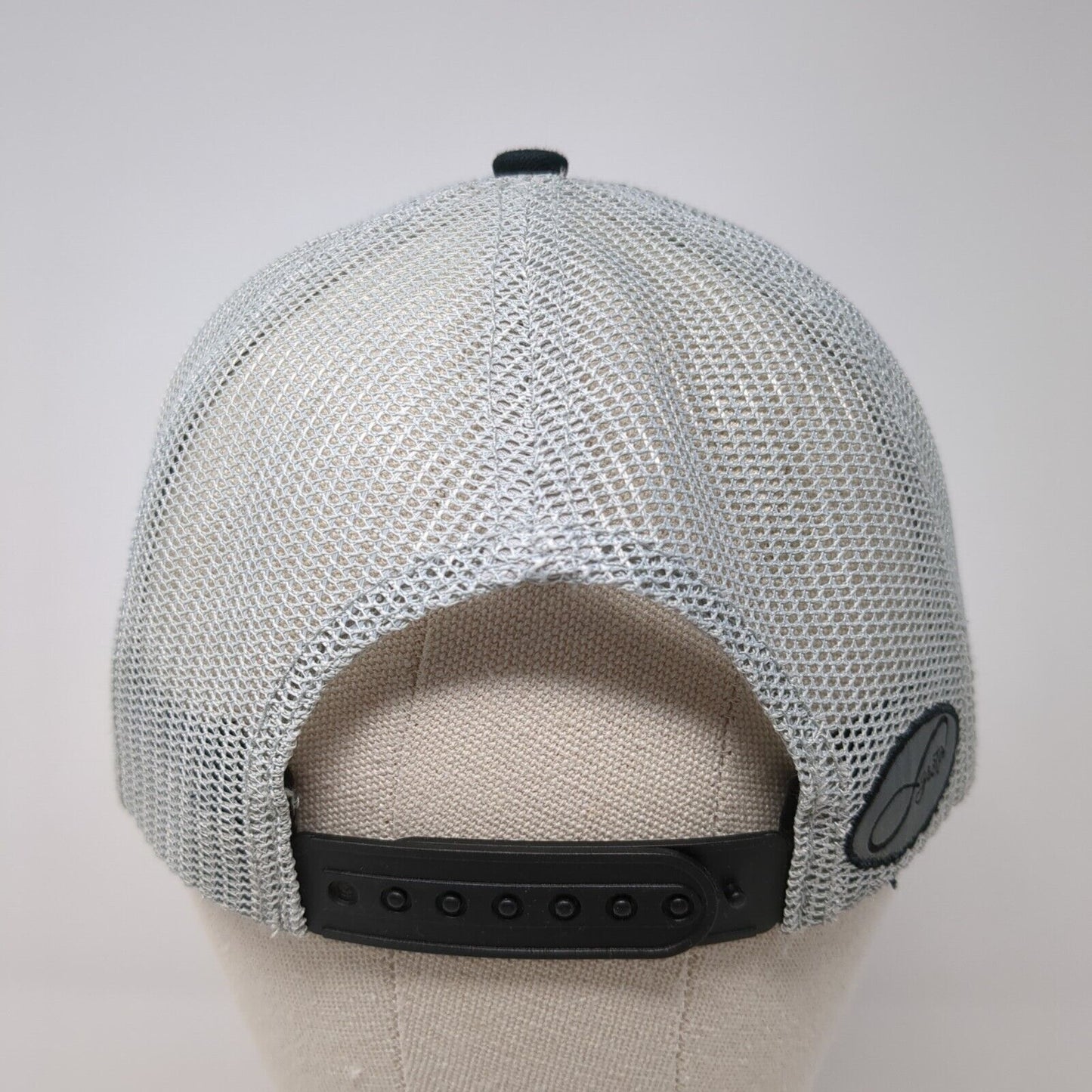 Top of Tamarack Snapback Trucker Hat Black OS Adjustable Embroidered Mesh Back