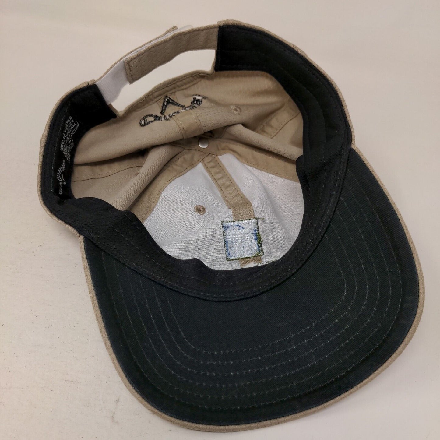 Kenmure Strapback Hat Tan One Size Embroidered Adjustable Callaway