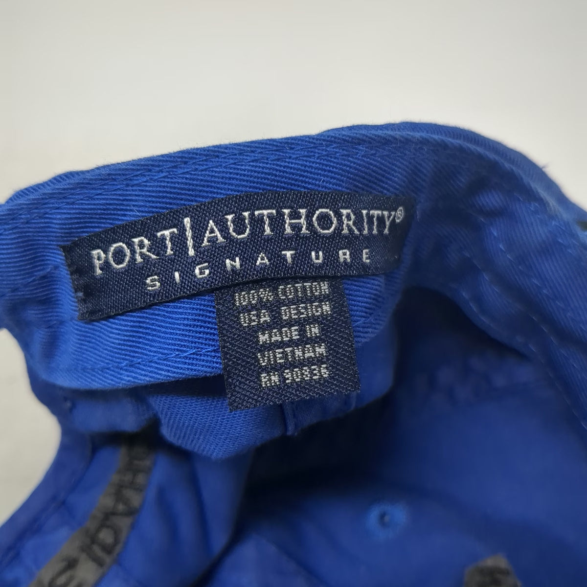 Port Authority Baseball Cap Blue One Size Mountain Acupuncture Boise Idaho Hat