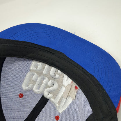 Blue Snapback One Size Costa Rica Hat Vamos Sele 3D Embroidery Graphic Flat Brim