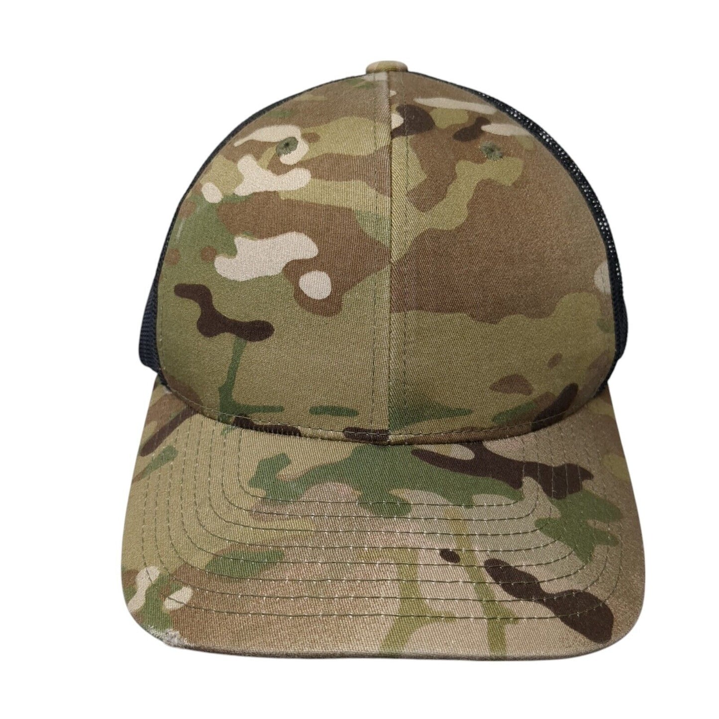 The Classics Yupoong Snapback Trucker Hat Camouflage One Size Mesh Back