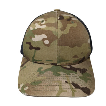 The Classics Yupoong Snapback Trucker Hat Camouflage One Size Mesh Back