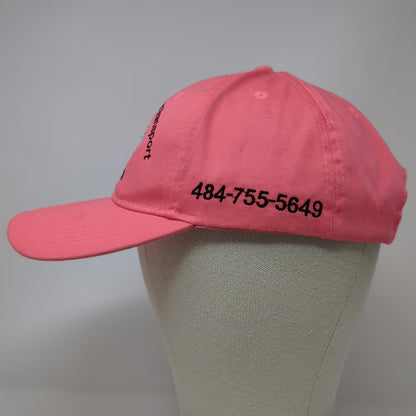 Port & Company Baseball Cap Pink One Size Emergency Blood Transport Medical Hat