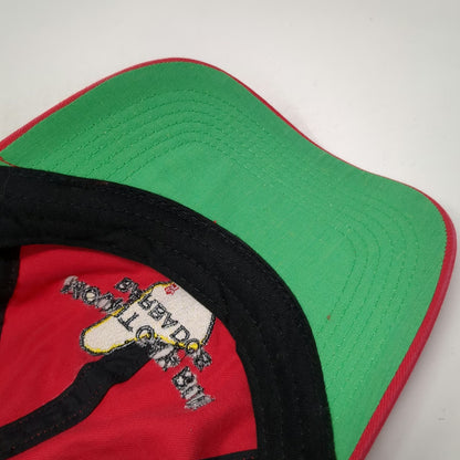 Mount Gay Rum Baseball Cap Red One Size Figawi Race 2005 Barbados Map Cotton Hat