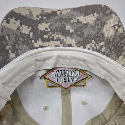 Apollo Dietz & Watson Digital Camo Hat Gray Baseball Cap OS USA Flag Embroidered