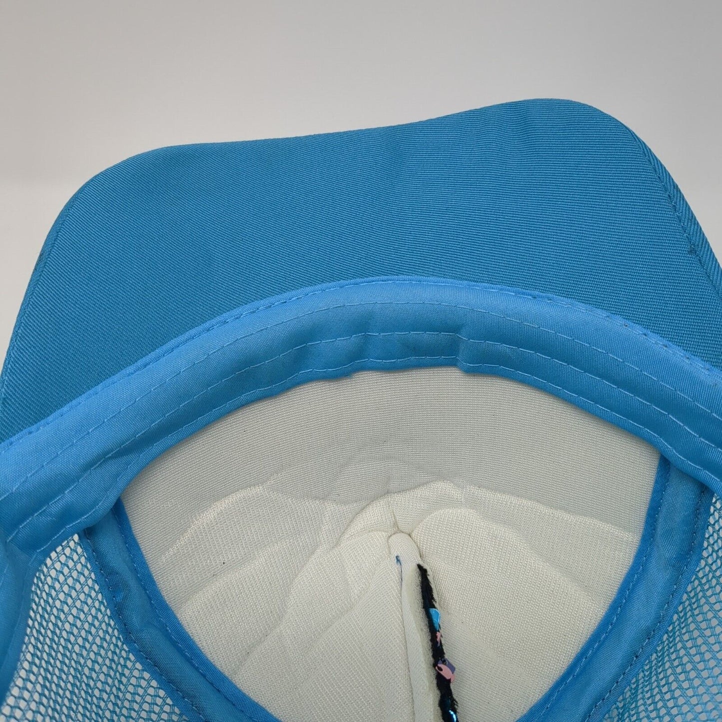 Sequin Sparkly Snapback Trucker Hat Blue One Size Adjustable Mesh Back