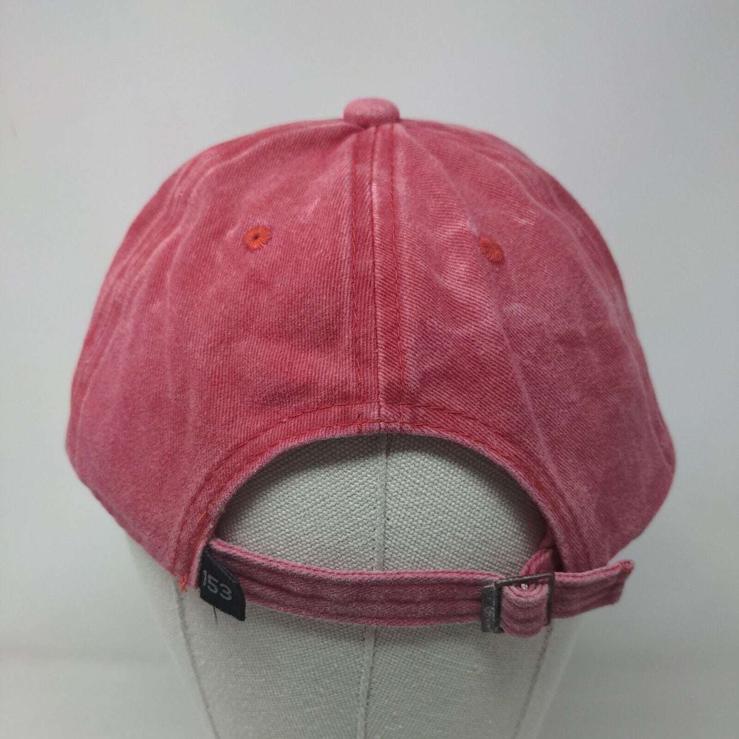 Orlando Florida FL Slideback Hat Red One Size Embroidered Sunkiss Kap