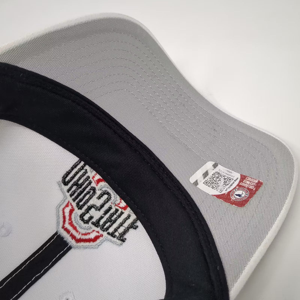 Ohio State Buckeyes NCAA Fan Favorite White One Size Baseball Cap Strapback
