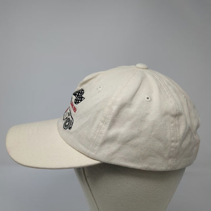 Outdoor Cap Grand Prix Race Car Embroidered Baseball Cap Beige One Size Hat
