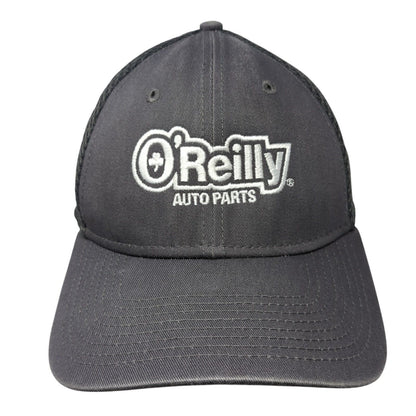 O'Reilly Auto Parts Fitted Hat Gray Medium-Large Stretch New Era 6 Panel