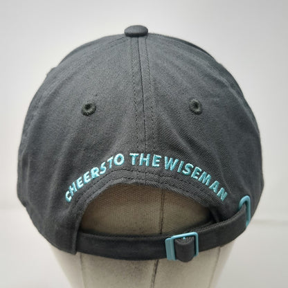 Gray Baseball Cap One Size Blue Windmill Cheers to the Wiseman Slideback Hat