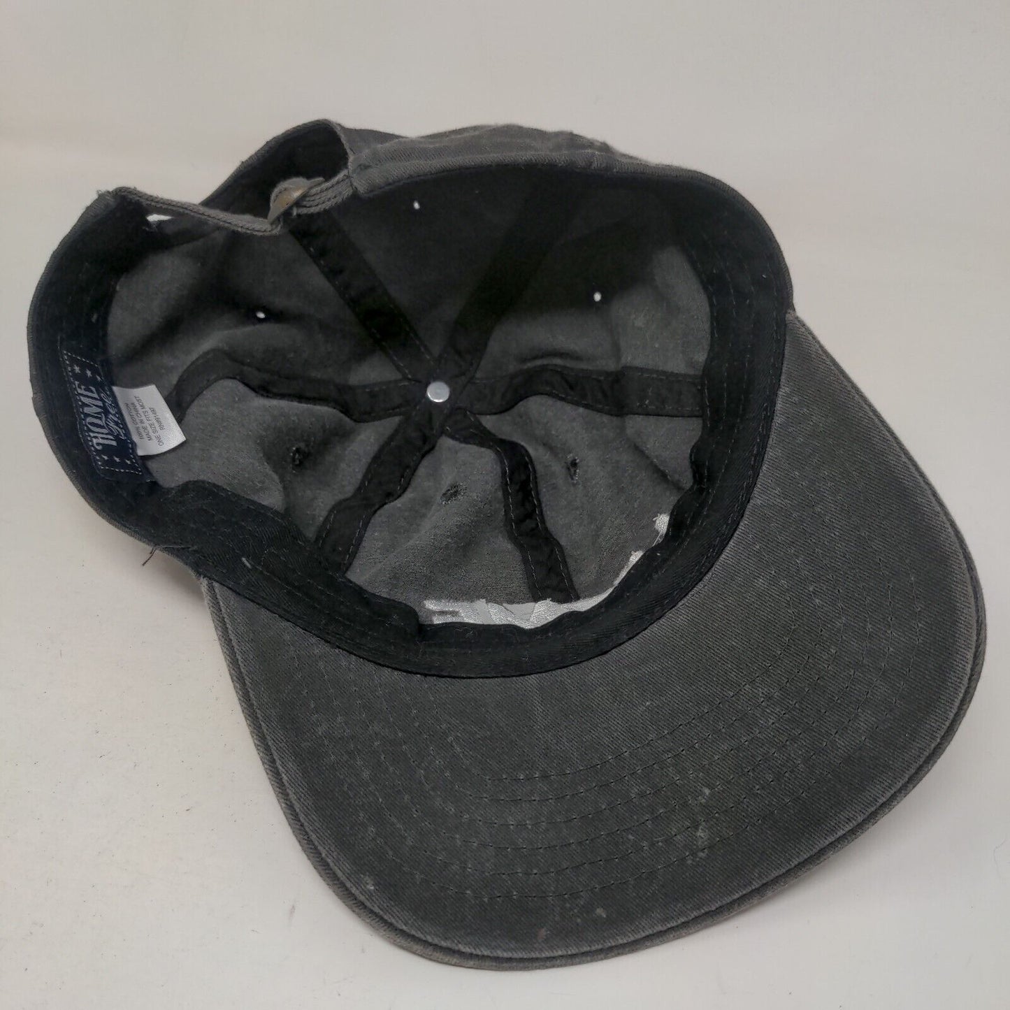 Home Free Oregon Slideback Hat Gray OSFM Embroidered Adjustable Vented Holes