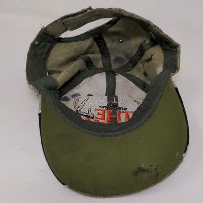 All About The Rack Strapback Hat Camo One Size Embroidered Adjustable