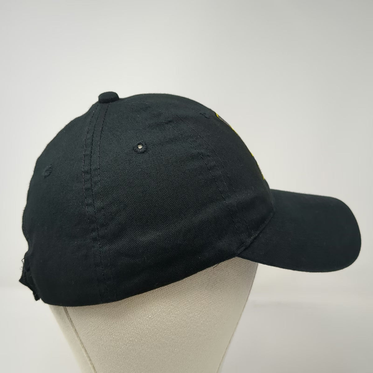 Eagle Crest Baseball Cap Black One Size U.S. Army Logo Embroidered Strapback Hat
