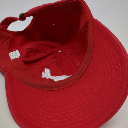 Leinenkugel's Beer Logo Script Red Baseball Cap One Size Adjustable Strap Hat