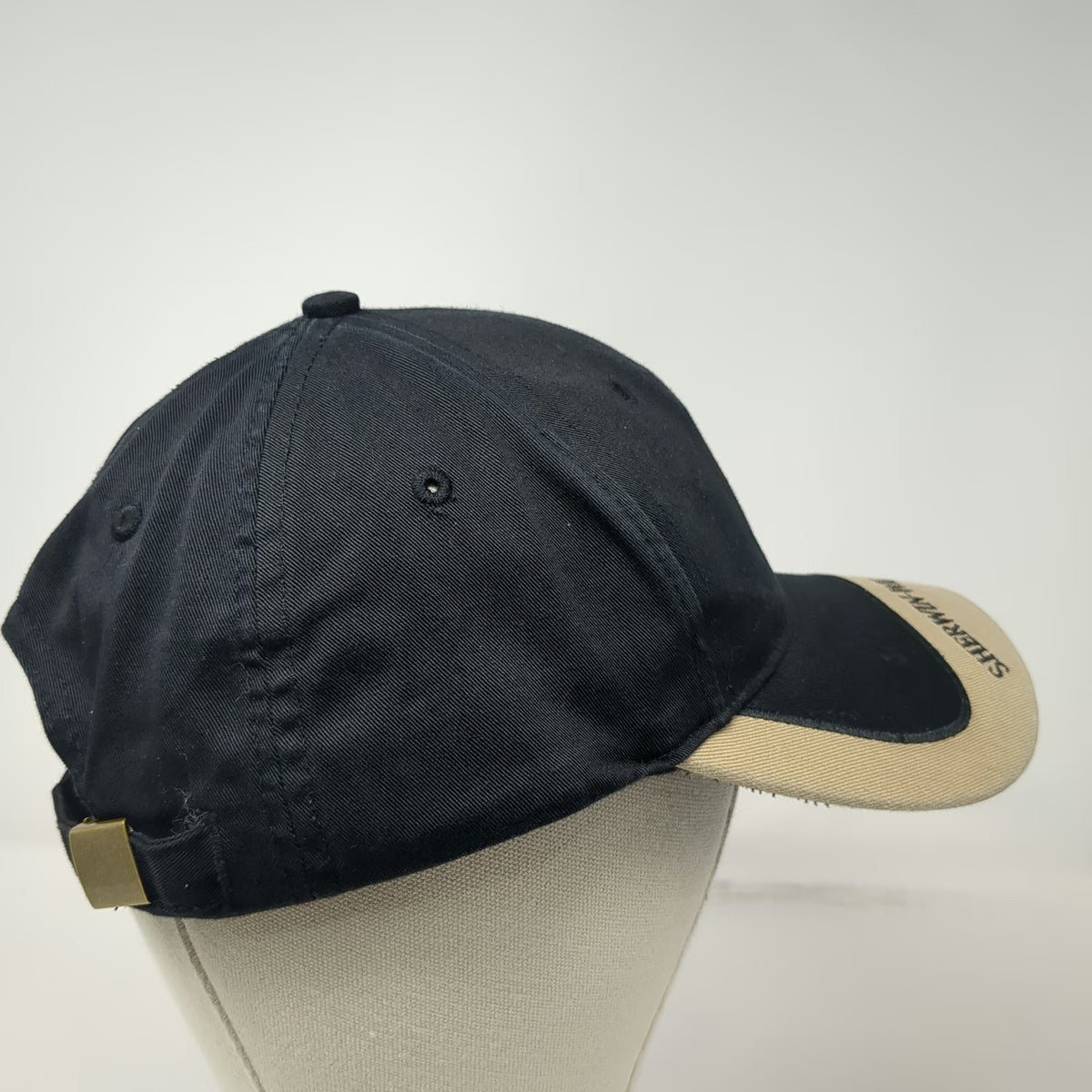 Sherwin-Williams Baseball Cap Black One Size Cover The Earth Logo Two Tone hat