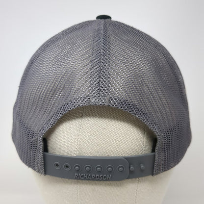 Richardson Trucker Hat Black One Size Cherry Gulch Mesh Back Snapback Cap