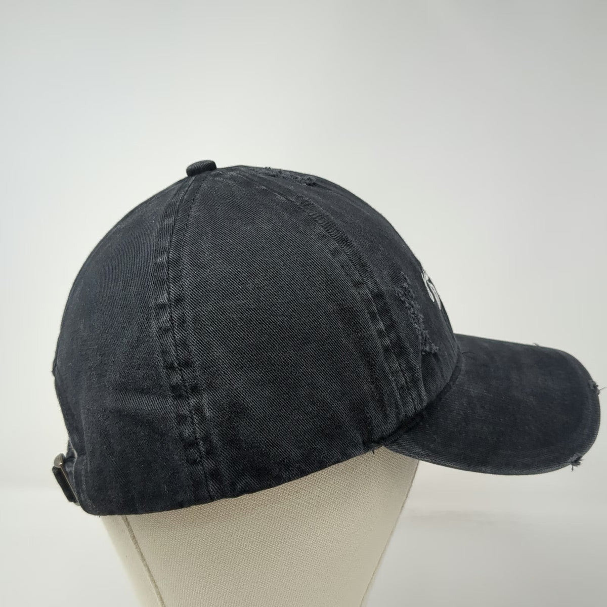 David and Young Baseball Cap Black One Size Squad Embroidery Slideback Hat