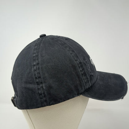 David and Young Baseball Cap Black One Size Squad Embroidery Slideback Hat