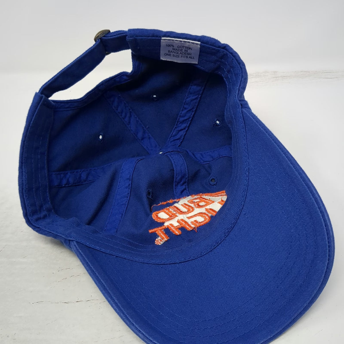 Bud Light Blue Baseball Cap One Size Embroidered Logo Slideback Closure Hat