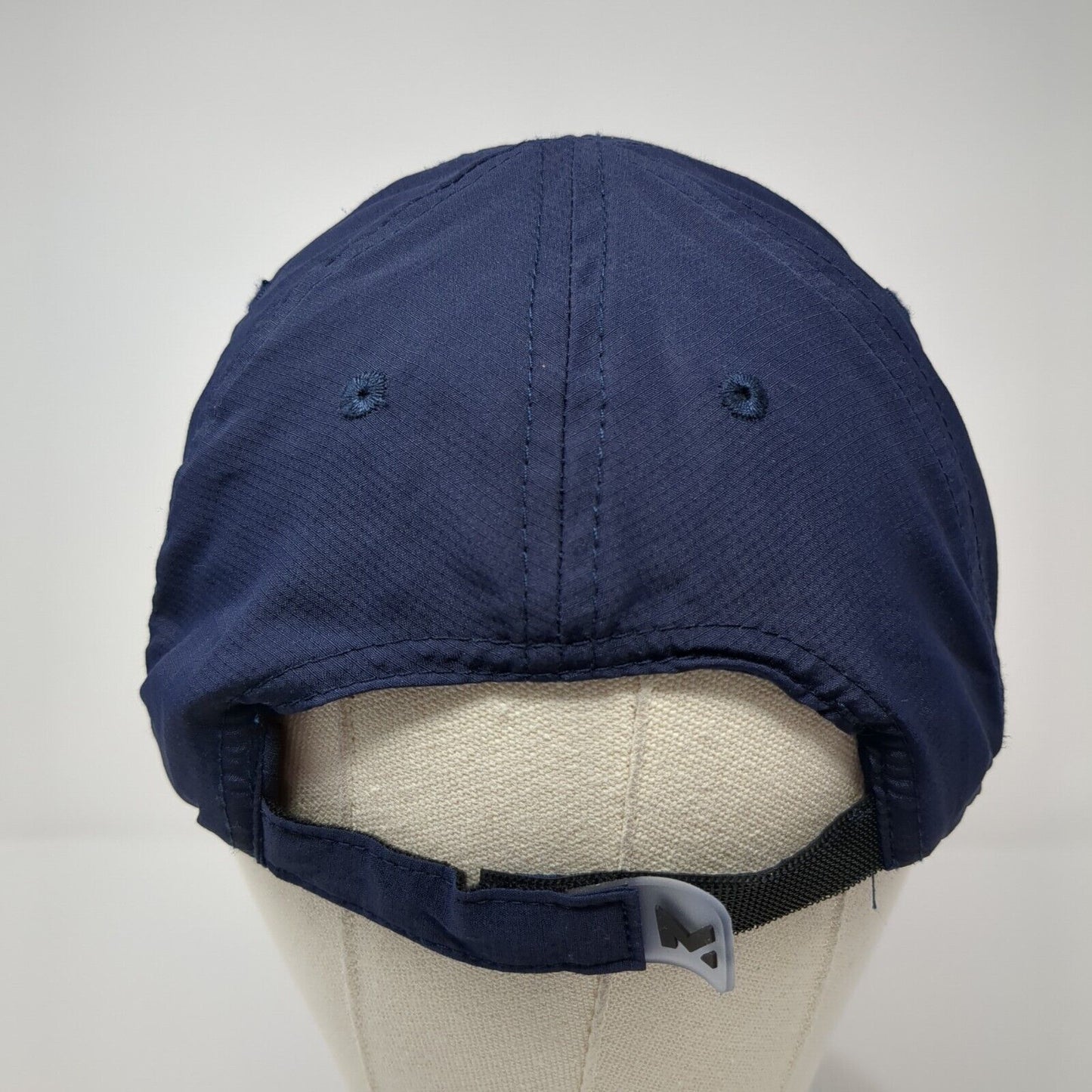 Mission Strapback Hat Blue One Size Adjustable Wet To Cool 6 Panel