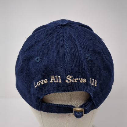 Hard Rock Cafe Edinburg Slideback Hat Blue One Size Adjustable Embroidered