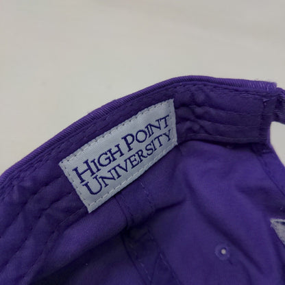 High Point University Men's Slideback Hat Purple Embroidered Logo