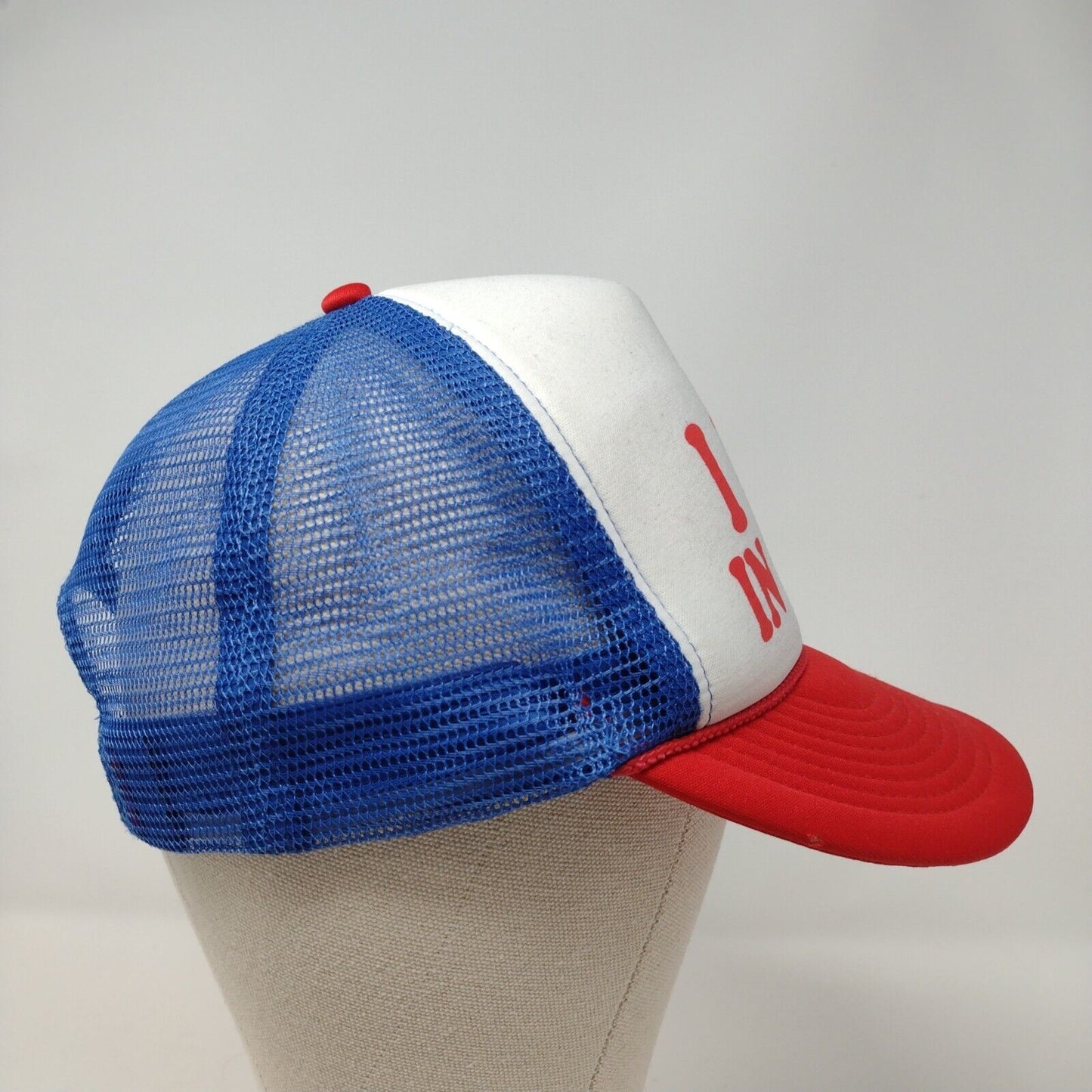 I Pee In Pools Snapback Rope Trucker Hat Multi OSFM Mesh Back Colorblock