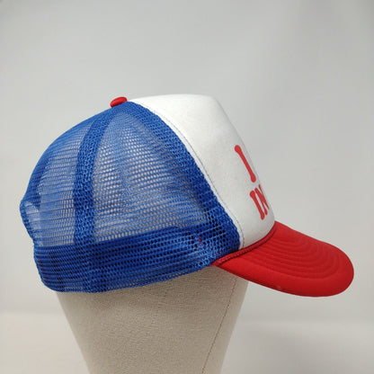I Pee In Pools Snapback Rope Trucker Hat Multi OSFM Mesh Back Colorblock