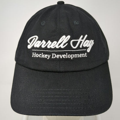 DH HD Darrell Hay Hockey Development Baseball Cap Black One Size Hat Slideback
