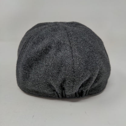 R Initial Toddler Fitted Hat Gray Size 2T-5T Stretch Patch Lightweight 6 Panel