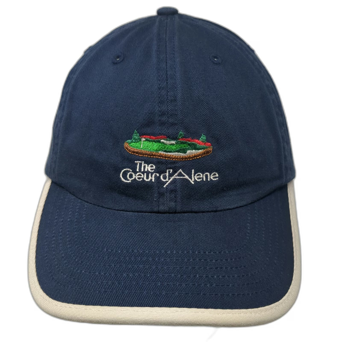 Richardson Baseball Cap Blue OSFM Coeur d'Alene Resort Golf Floating Green Hat